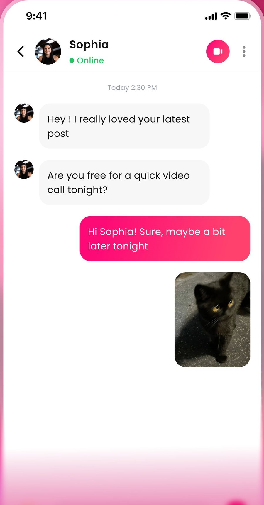 Direct conversation with a creator on Tela
